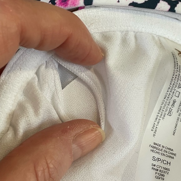 Raisins Juniors Leopard Bikini Swim Top Printed Splash Halter blue pink sz Small - Picture 9 of 16